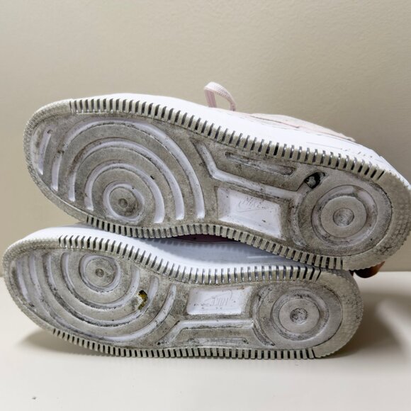 Nike Women's Air Force 1 Sage Suede Low Size 9.5 Barely Rose - AR5339 604 White - Picture 8 of 8